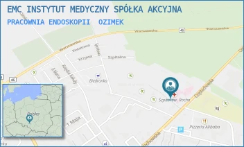 PRACOWNIA ENDOSKOPII - EMC INSTYTUT MEDYCZNY SPÓŁKA AKCYJNA - UL. CZĘSTOCHOWSKA 31,  OZIMEK