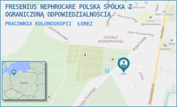 PRACOWNIA KOLONOSKOPII - FRESENIUS NEPHROCARE POLSKA SPÓŁKA Z OGRANICZONĄ ODPOWIEDZIALNOŚCIĄ - SIKORSKIEGO 6,  ŁOBEZ