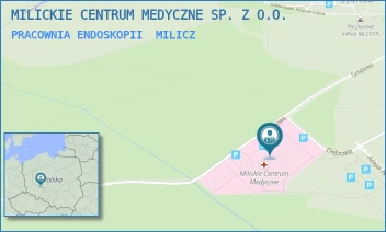 PRACOWNIA ENDOSKOPII - MILICKIE CENTRUM MEDYCZNE SP. Z O.O. W RESTRUKTURYZACJI - UL. GRZYBOWA 1,  MILICZ