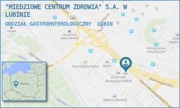 ODDZIAŁ GASTROENTEROLOGICZNY - "MIEDZIOWE CENTRUM ZDROWIA" S.A. W LUBINIE - UL. M.SKŁODOWSKIEJ-CURIE 54-60,  LUBIN