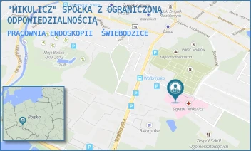 PRACOWNIA ENDOSKOPII - "MIKULICZ" SPÓŁKA Z OGRANICZONĄ ODPOWIEDZIALNOŚCIĄ - UL. M.SKŁODOWSKIEJ-CURIE 3-7,  ŚWIEBODZICE