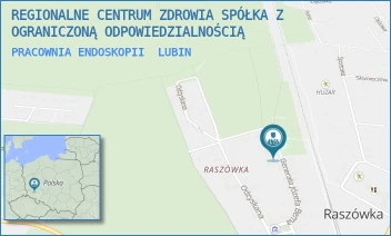 PRACOWNIA ENDOSKOPII - REGIONALNE CENTRUM ZDROWIA SPÓŁKA Z OGRANICZONĄ ODPOWIEDZIALNOŚCIĄ - UL. GEN.JÓZEFA BEMA 5-6,  LUBIN