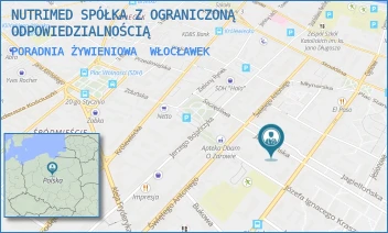 PORADNIA ŻYWIENIOWA - NIEPUBLICZNY ZAKŁAD OPIEKI ZDROWOTNEJ NUTRIMED DOLNOŚLĄSKIE - JAGIELLOŃSKA 17,  WŁOCŁAWEK