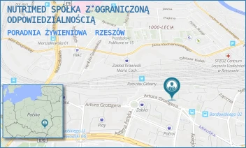 PORADNIA ŻYWIENIOWA - NUTRIMED SPÓŁKA Z OGRANICZONĄ ODPOWIEDZIALNOŚCIĄ - PL. DWORCOWY 2,  RZESZÓW