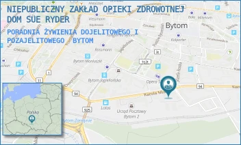 PORADNIA ŻYWIENIA DOJELITOWEGO I POZAJELITOWEGO - NIEPUBLICZNY ZAKŁAD OPIEKI ZDROWOTNEJ DOM SUE RYDER - UL. KAROLA MIARKI 14/1,  BYTOM