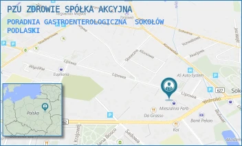 PORADNIA GASTROENTEROLOGICZNA - PZU ZDROWIE SPÓŁKA AKCYJNA - LIPOWA 5,  SOKOŁÓW PODLASKI