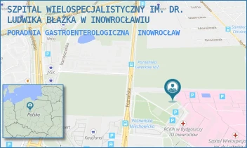 PORADNIA GASTROENTEROLOGICZNA - SZPITAL WIELOSPECJALISTYCZNY IM. DR. LUDWIKA BŁAŻKA W INOWROCŁAWIU - POZNAŃSKA 97,  INOWROCŁAW