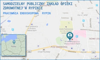 PRACOWNIA ENDOSKOPOWA - SAMODZIELNY PUBLICZNY ZAKŁAD OPIEKI ZDROWOTNEJ W RYPINIE - 3 MAJA 2,  RYPIN