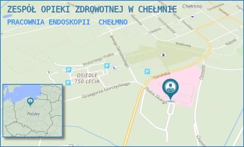 PRACOWNIA ENDOSKOPII - ZESPÓŁ OPIEKI ZDROWOTNEJ W CHEŁMNIE - PLAC RYDYGIERA 1,  CHEŁMNO