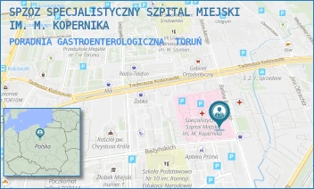 PORADNIA GASTROENTEROLOGICZNA - SPZOZ SPECJALISTYCZNY SZPITAL MIEJSKI IM. M. KOPERNIKA - BATOREGO 17/19,  TORUŃ