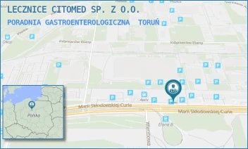 PORADNIA GASTROENTEROLOGICZNA - LECZNICE CITOMED SP. Z O.O. - M. SKŁODOWSKIEJ - CURIE 73,  TORUŃ
