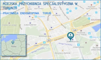 PRACOWNIA ENDOSKOPOWA - MIEJSKA PRZYCHODNIA SPECJALISTYCZNA W TORUNIU - UNIWERSYTECKA 17,  TORUŃ