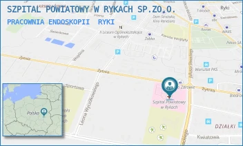 PRACOWNIA ENDOSKOPII - SZPITAL POWIATOWY W RYKACH SP.ZO.O. - ŻYTNIA 23,  RYKI