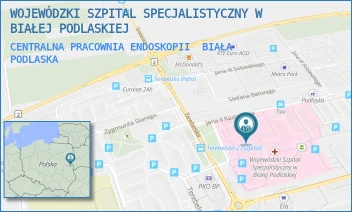 CENTRALNA PRACOWNIA ENDOSKOPII - WOJEWÓDZKI SZPITAL SPECJALISTYCZNY W BIAŁEJ PODLASKIEJ - TEREBELSKA 57-65,  BIAŁA PODLASKA