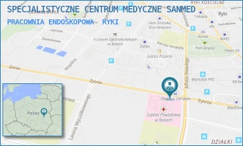 PRACOWNIA ENDOSKOPOWA - SPECJALISTYCZNE CENTRUM MEDYCZNE SANMED - ŻYTNIA 16,  RYKI