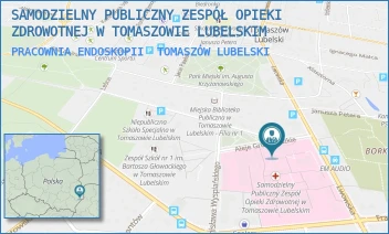 PRACOWNIA ENDOSKOPII - SAMODZIELNY PUBLICZNY ZESPÓŁ OPIEKI ZDROWOTNEJ W TOMASZOWIE LUBELSKIM - ALEJE GRUNWALDZKIE 1,  TOMASZÓW LUBELSKI