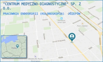 PRACOWNIA ENDOSKOPII (KOLONOSKOPIA) - "CENTRUM MEDYCZNO-DIAGNOSTYCZNE" SP. Z O.O. - ARMII KRAJOWEJ 5,  JÓZEFÓW