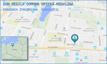 PORADNIA ŻYWIENIOWA - DOM MEDICA SPÓŁKA Z OGRANICZONĄ ODPOWIEDZIALNOŚCIĄ - LĘBORSKA 7,  BYDGOSZCZ