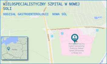 ODDZIAŁ GASTROENTEROLOGII - WIELOSPECJALISTYCZNY SZPITAL W NOWEJ SOLI - UL. CHAŁUBIŃSKIEGO 7,  NOWA SÓL