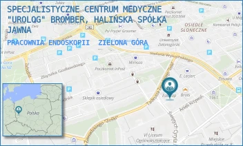 PRACOWNIA ENDOSKOPII - SPECJALISTYCZNE CENTRUM MEDYCZNE "UROLOG" BROMBER, HALIŃSKA SPÓŁKA JAWNA - UL. ANIELI KRZYWOŃ 2,  ZIELONA GÓRA