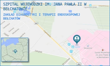 ZAKŁAD DIAGNOSTYKI I TERAPII ENDOSKOPOWEJ - SZPITAL WOJEWÓDZKI IM. JANA PAWŁA II W BEŁCHATOWIE - UL. CZAPLINIECKA 123,  BEŁCHATÓW