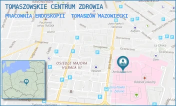 PRACOWNIA ENDOSKOPII - TOMASZOWSKIE CENTRUM ZDROWIA - UL. JANA PAWŁA II 35,  TOMASZÓW MAZOWIECKI