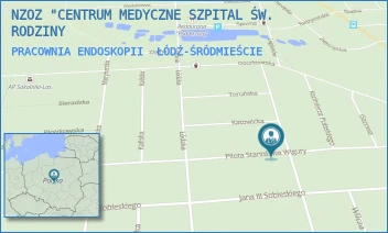 PRACOWNIA ENDOSKOPII - NZOZ "CENTRUM MEDYCZNE SZPITAL ŚW. RODZINY - UL. PILOTA STANISŁAWA WIGURY 19,  ŁÓDŹ-ŚRÓDMIEŚCIE