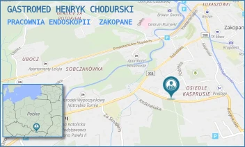 PRACOWNIA ENDOSKOPII - GASTROMED HENRYK CHODURSKI - UL. KS. JÓZEFA STOLARCZYKA 12,  ZAKOPANE