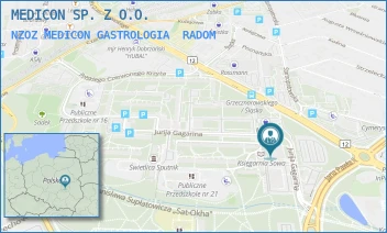 NZOZ MEDICON GASTROLOGIA - MEDICON SP. Z O.O. - GAGARINA 1,  RADOM