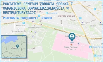 PRACOWNIA ENDOSKOPII - POWIATOWE CENTRUM ZDROWIA SPÓŁKA Z OGRANICZONĄ ODPOWIEDZIALNOŚCIĄ - BATOREGO 44,  OTWOCK