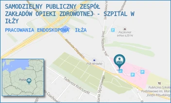 PRACOWANIA ENDOSKOPOWA - SAMODZIELNY PUBLICZNY ZESPÓŁ ZAKŁADÓW OPIEKI ZDROWOTNEJ - SZPITAL W IŁŻY - DANUTY SIEDZIKÓWNY "INKI" 4,  IŁŻA