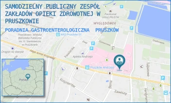 PORADNIA GASTROENTEROLOGICZNA - SAMODZIELNY PUBLICZNY ZESPÓŁ ZAKŁADÓW OPIEKI ZDROWOTNEJ W PRUSZKOWIE - ARMII KRAJOWEJ 2/4,  PRUSZKÓW