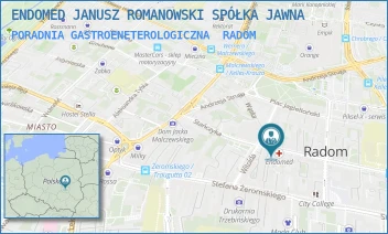 PORADNIA GASTROENETEROLOGICZNA - ENDOMED JANUSZ ROMANOWSKI SPÓŁKA JAWNA - JANA KILIŃSKIEGO 6,  RADOM