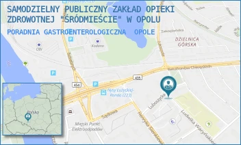 PORADNIA GASTROENTEROLOGICZNA - SAMODZIELNY PUBLICZNY ZAKŁAD OPIEKI ZDROWOTNEJ "ŚRÓDMIEŚCIE" W OPOLU - WARYŃSKIEGO 30,  OPOLE