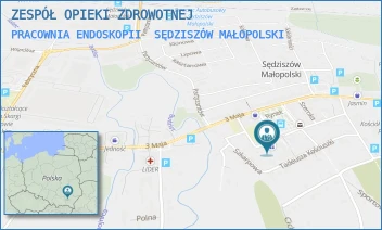 PRACOWNIA ENDOSKOPII - ZESPÓŁ OPIEKI ZDROWOTNEJ - UL. WYSPIAŃSKIEGO 14,  SĘDZISZÓW MAŁOPOLSKI