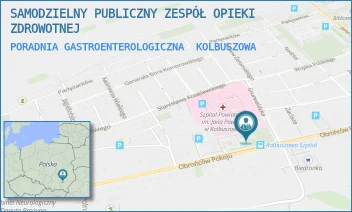 PORADNIA GASTROENTEROLOGICZNA - SAMODZIELNY PUBLICZNY ZESPÓŁ OPIEKI ZDROWOTNEJ - UL. OBROŃCÓW POKOJU 74 A,  KOLBUSZOWA