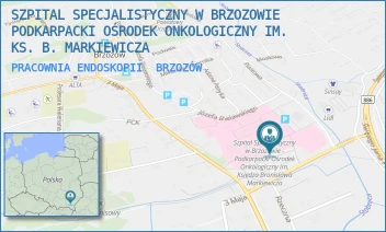 PRACOWNIA ENDOSKOPII - SZPITAL SPECJALISTYCZNY W BRZOZOWIE PODKARPACKI OŚRODEK ONKOLOGICZNY IM. KS. B. MARKIEWICZA - UL. KS. J. BIELAWSKIEGO 18,  BRZOZÓW