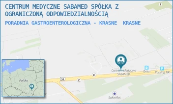 PORADNIA GASTROENTEROLOGICZNA - KRASNE - CENTRUM MEDYCZNE SABAMED SPÓŁKA Z OGRANICZONĄ ODPOWIEDZIALNOŚCIĄ - KRASNE 33,  KRASNE