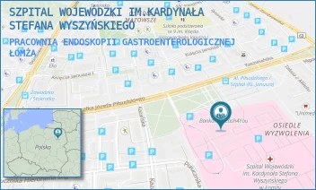 PRACOWNIA ENDOSKOPII GASTROENTEROLOGICZNEJ - SZPITAL WOJEWÓDZKI IM.KARDYNAŁA STEFANA WYSZYŃSKIEGO - MARSZ. JÓZEFA PIŁSUDSKIEGO 11,  ŁOMŻA