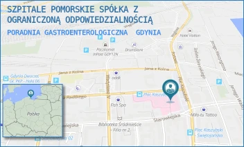 PORADNIA GASTROENTEROLOGICZNA - SZPITALE POMORSKIE SPÓŁKA Z OGRANICZONĄ ODPOWIEDZIALNOŚCIĄ - UL. WÓJTA RADTKEGO 1, GDYNIA