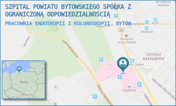 PRACOWNIA ENDOSKOPII I KOLONOSKOPII - SZPITAL POWIATU BYTOWSKIEGO SPÓŁKA Z OGRANICZONĄ ODPOWIEDZIALNOŚCIĄ - UL. LĘBORSKA 13,  BYTÓW