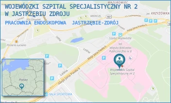 PRACOWNIA ENDOSKOPOWA - WOJEWÓDZKI SZPITAL SPECJALISTYCZNY NR 2 W JASTRZĘBIU ZDROJU - UL. ALEJA JANA PAWŁA II 7,  JASTRZĘBIE-ZDRÓJ