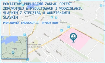 PRACOWNIA ENDOSKOPII - SZPITAL POWIATOWY W WODZISŁAWIU ŚLĄSKIM - UL. PLEBISCYTOWA 47,  RYDUŁTOWY