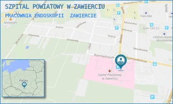 PRACOWNIA ENDOSKOPII - SZPITAL POWIATOWY W ZAWIERCIU - UL. MIODOWA 14,  ZAWIERCIE