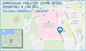 PRACOWNIA ENDOSKOPII - SAMODZIELNY PUBLICZNY ZESPÓŁ OPIEKI ZDROWOTNEJ W LUBLIŃCU - UL. GRUNWALDZKA 9,  LUBLINIEC