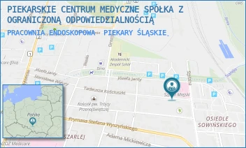 PRACOWNIA ENDOSKOPOWA - PIEKARSKIE CENTRUM MEDYCZNE SPÓŁKA Z OGRANICZONĄ ODPOWIEDZIALNOŚCIĄ - UL. SZPITALNA 11,  PIEKARY ŚLĄSKIE