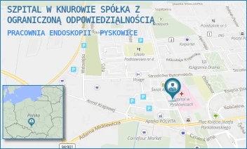 PRACOWNIA ENDOSKOPII - ZESPÓŁ SZPITALI POWIATU GLIWICKIEGO SPÓŁKA Z OGRANICZONĄ ODPOWIEDZIALNOŚCIĄ - UL. SZPITALNA 2,  PYSKOWICE