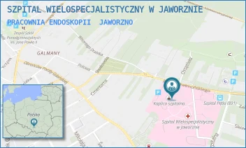 PRACOWNIA ENDOSKOPII - SZPITAL WIELOSPECJALISTYCZNY W JAWORZNIE - UL. JÓZEFA CHEŁMOŃSKIEGO 28,  JAWORZNO