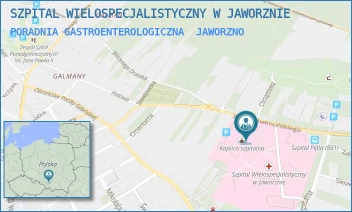 PORADNIA GASTROENTEROLOGICZNA - SZPITAL WIELOSPECJALISTYCZNY W JAWORZNIE - UL. JÓZEFA CHEŁMOŃSKIEGO 28,  JAWORZNO