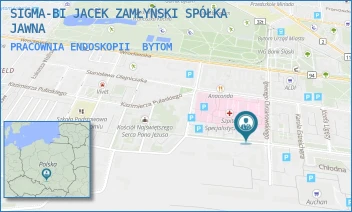 PRACOWNIA ENDOSKOPII - SIGMA-BI JACEK ZAMŁYŃSKI SPÓŁKA JAWNA - WYCZÓŁKOWSKIEGO 26/2-9,  BYTOM